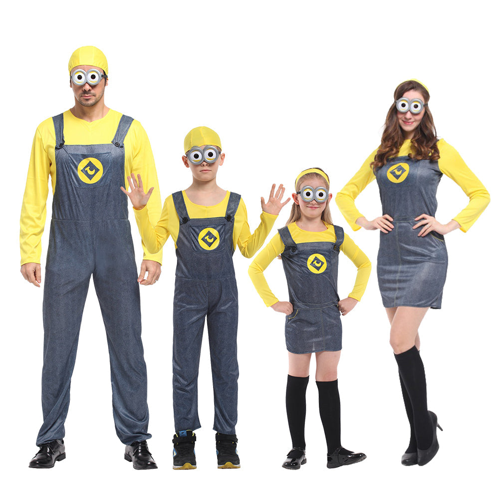 Family Matching Yellow Character Costume Set