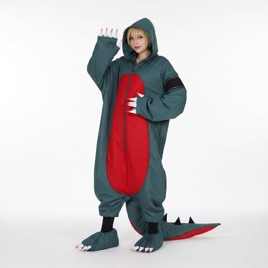 Adult Dinosaur Jumpsuit Costume