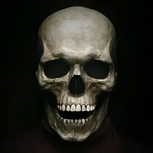 Articulated Skull Mask with Moving Jaw